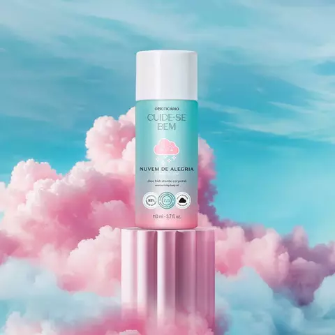 Cuide-se Bem Óleo Hidratante Corporal Nube de Alegria 110 ml